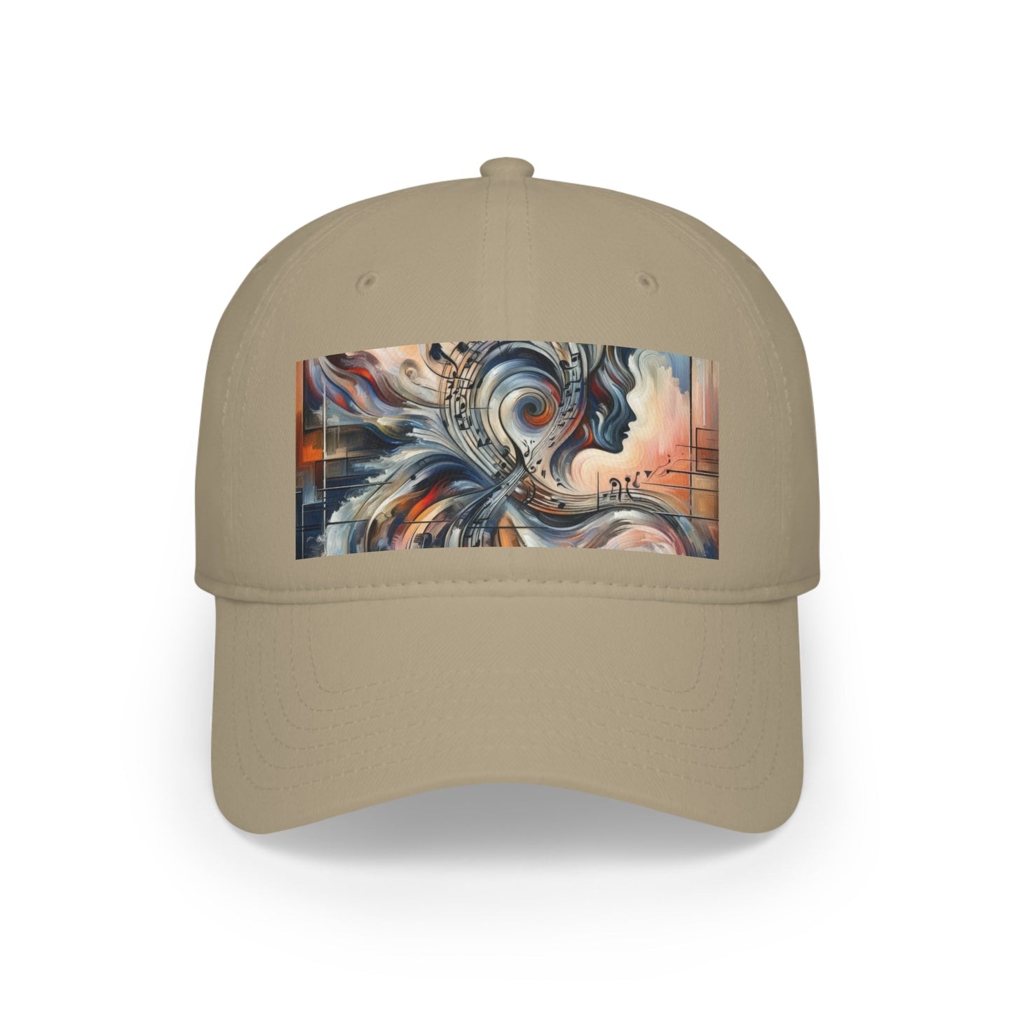 Symphonic Empathic Swirls Low Profile Baseball Cap - ATUH.ART