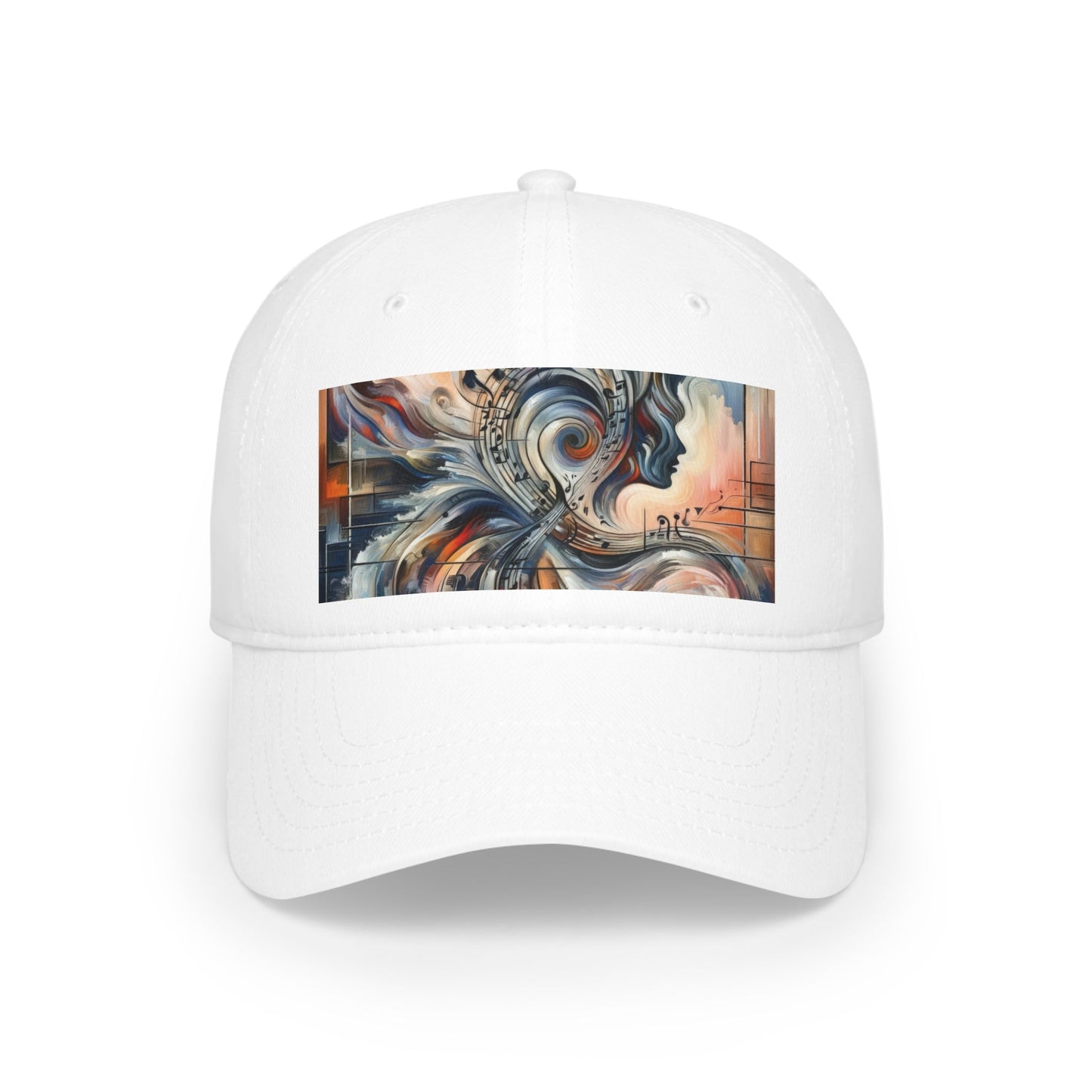 Symphonic Empathic Swirls Low Profile Baseball Cap - ATUH.ART