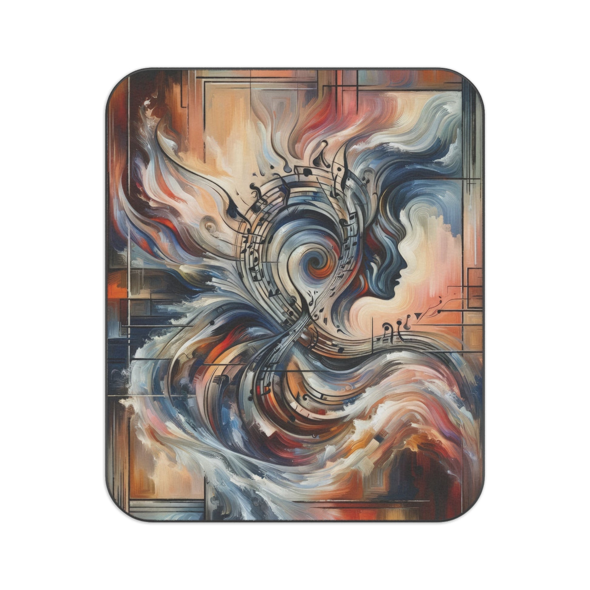Symphonic Empathic Swirls Picnic Blanket - ATUH.ART