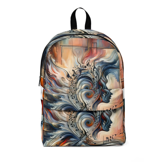 Symphonic Empathic Swirls Unisex Classic Backpack - ATUH.ART