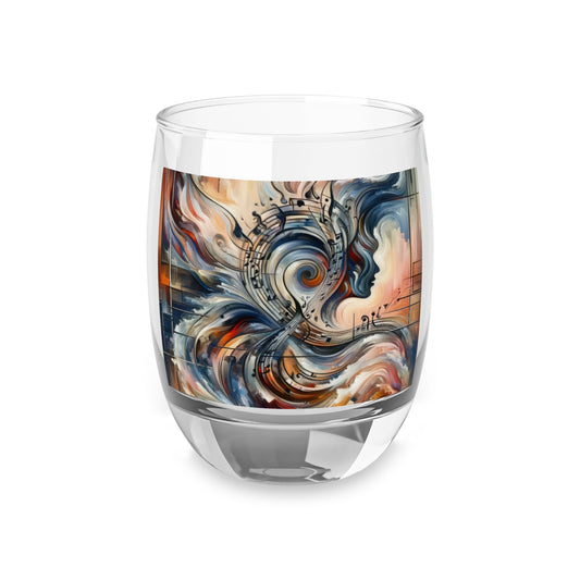 Symphonic Empathic Swirls Whiskey Glass - ATUH.ART