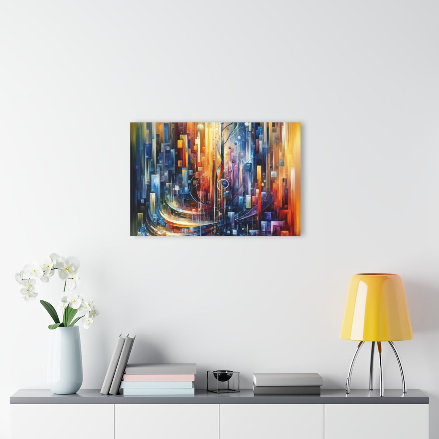Symphonic Glass Resonance Acrylic Prints (French Cleat Hanging) - ATUH.ART