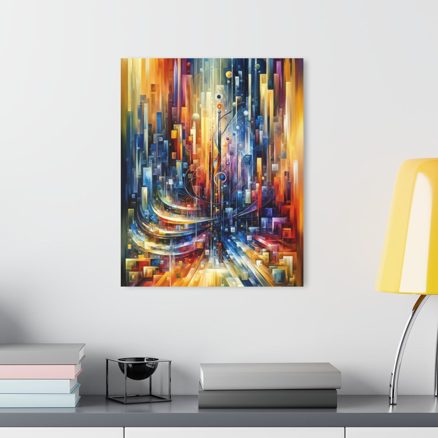 Symphonic Glass Resonance Acrylic Prints (French Cleat Hanging) - ATUH.ART