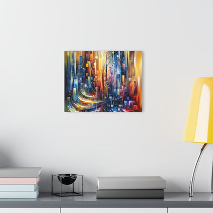 Symphonic Glass Resonance Acrylic Prints (French Cleat Hanging) - ATUH.ART
