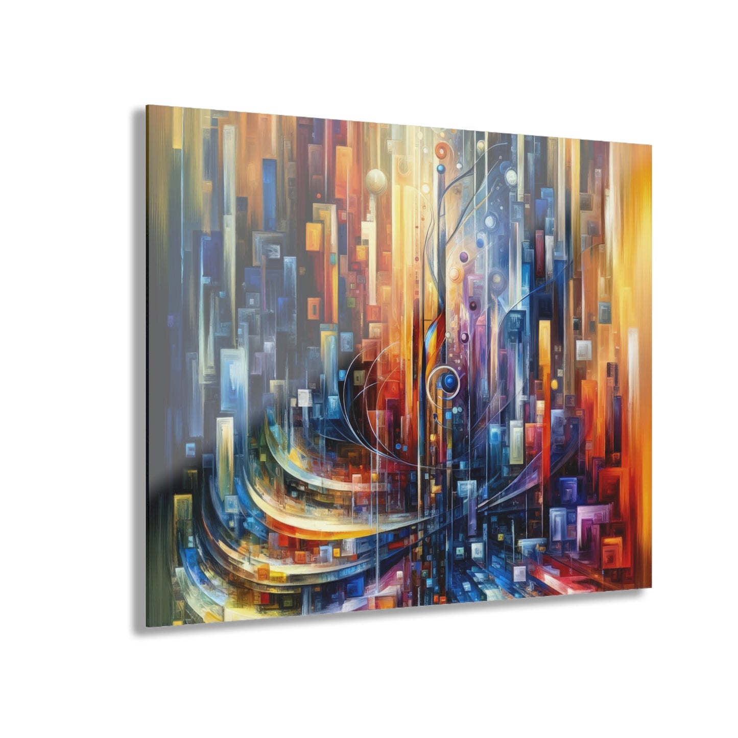 Symphonic Glass Resonance Acrylic Prints (French Cleat Hanging) - ATUH.ART