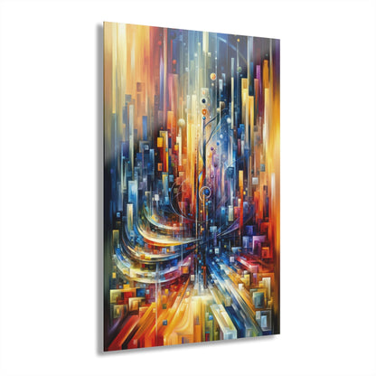 Symphonic Glass Resonance Acrylic Prints (French Cleat Hanging) - ATUH.ART