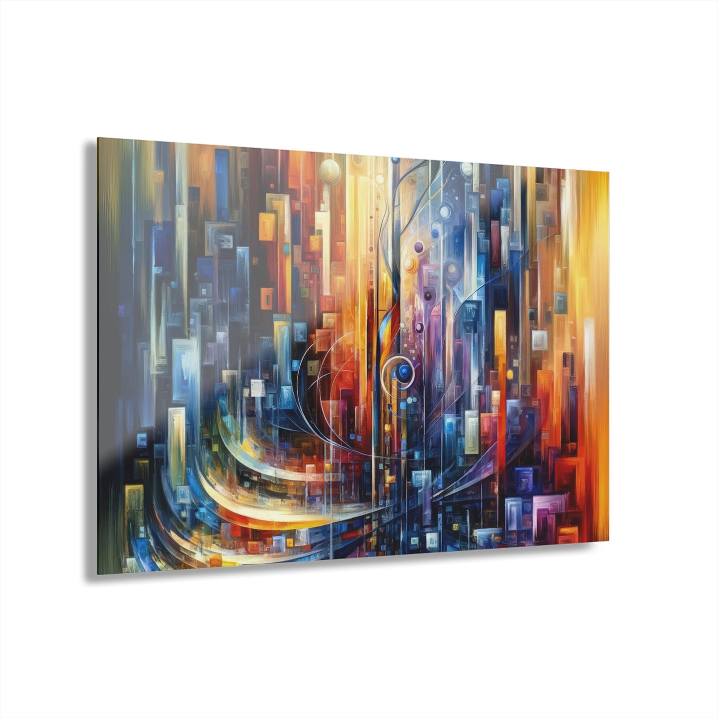 Symphonic Glass Resonance Acrylic Prints (French Cleat Hanging) - ATUH.ART