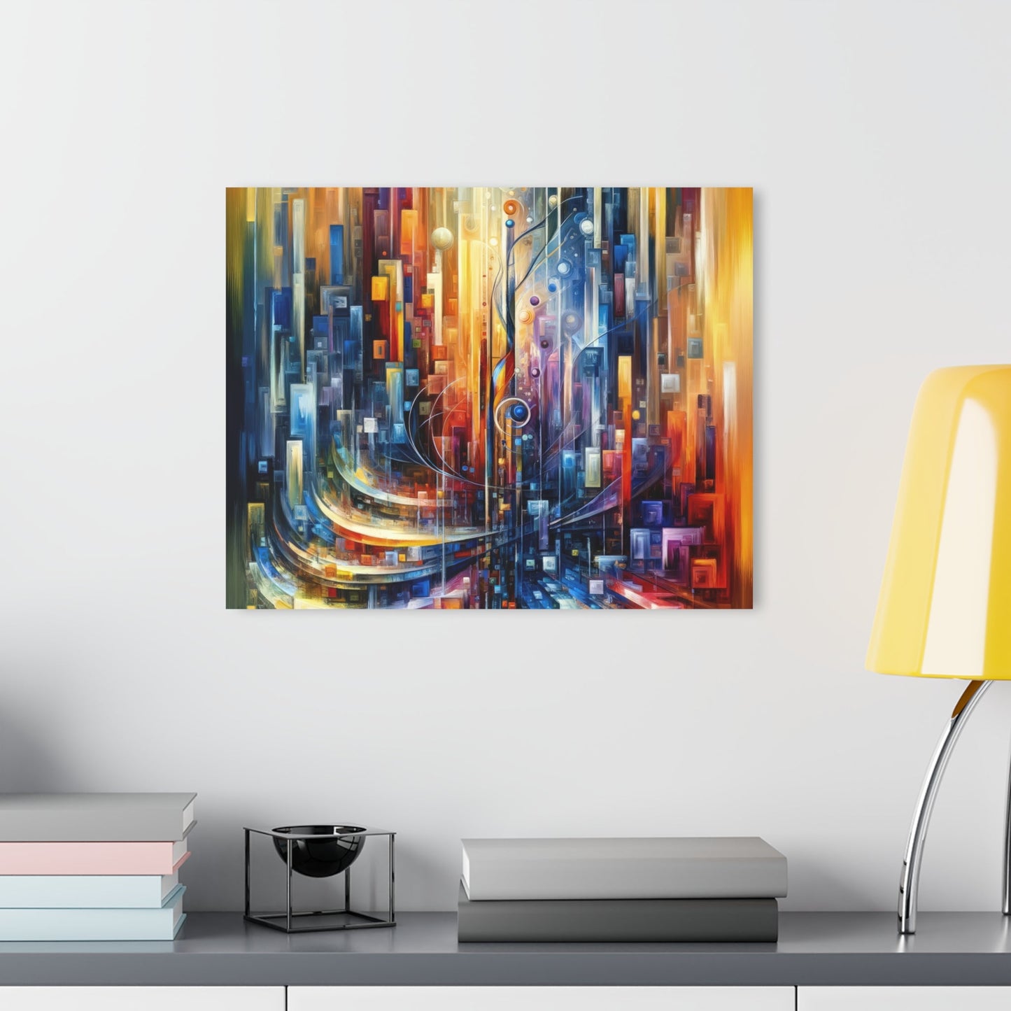 Symphonic Glass Resonance Acrylic Prints (French Cleat Hanging) - ATUH.ART
