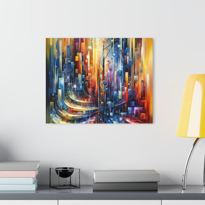 Symphonic Glass Resonance Acrylic Prints (French Cleat Hanging) - ATUH.ART