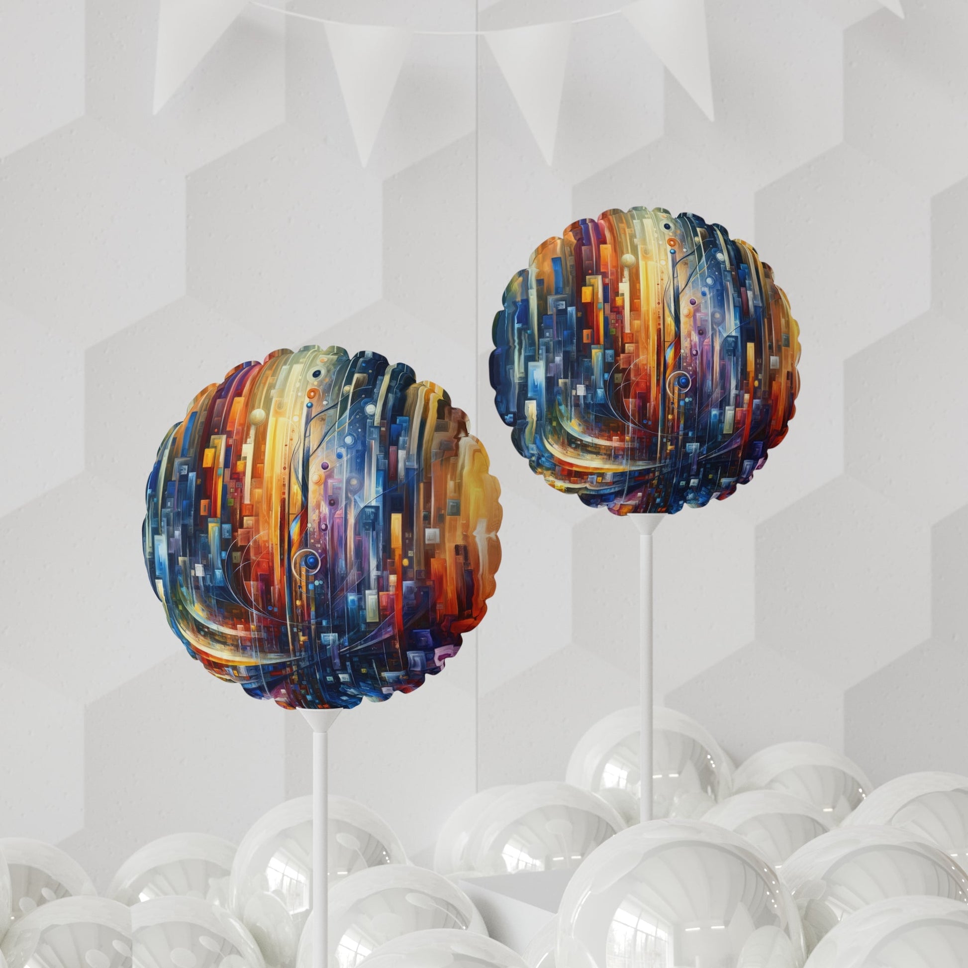 Symphonic Glass Resonance Balloon (Round and Heart-shaped), 11" - ATUH.ART