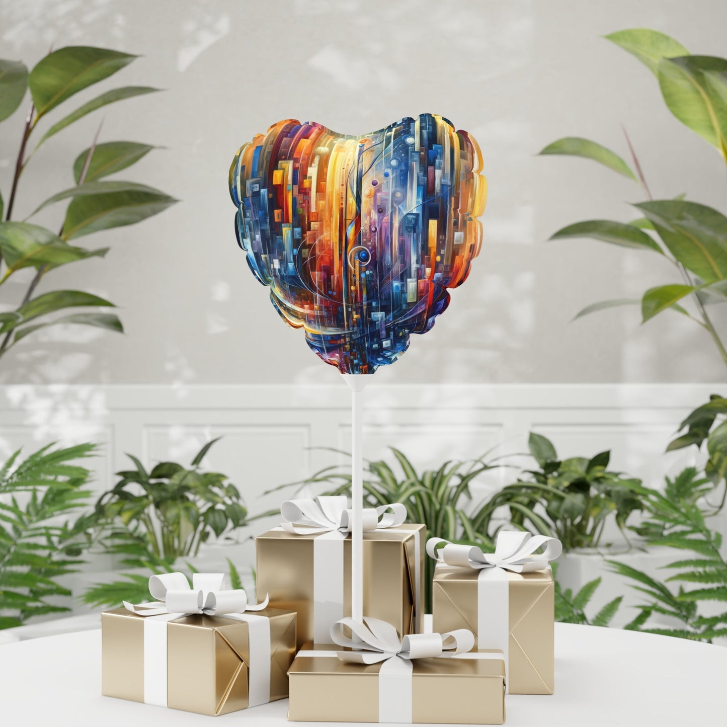 Symphonic Glass Resonance Balloon (Round and Heart-shaped), 11" - ATUH.ART
