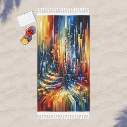 Symphonic Glass Resonance Boho Beach Cloth - ATUH.ART