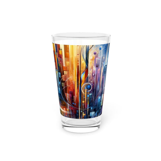 Symphonic Glass Resonance Pint Glass, 16oz - ATUH.ART