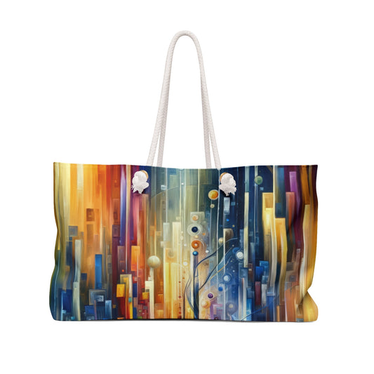 Symphonic Glass Resonance Weekender Bag - ATUH.ART