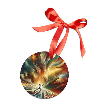 Symphonic Interconnectedness Shift Acrylic Ornament with Ribbon - ATUH.ART