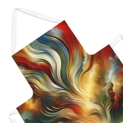 Symphonic Interconnectedness Shift Adult Apron (AOP) - ATUH.ART