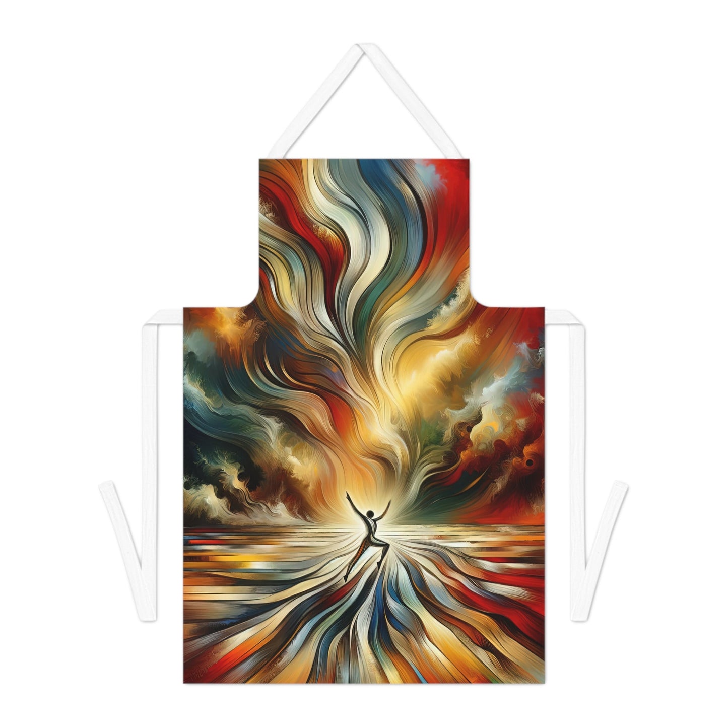 Symphonic Interconnectedness Shift Adult Apron (AOP) - ATUH.ART