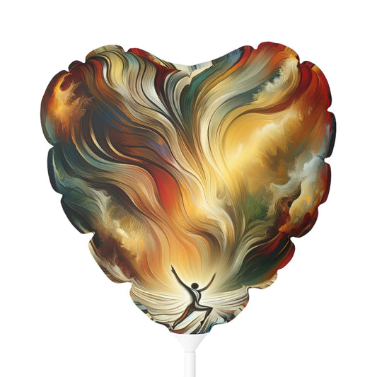 Symphonic Interconnectedness Shift Balloon (Round and Heart-shaped), 11" - ATUH.ART