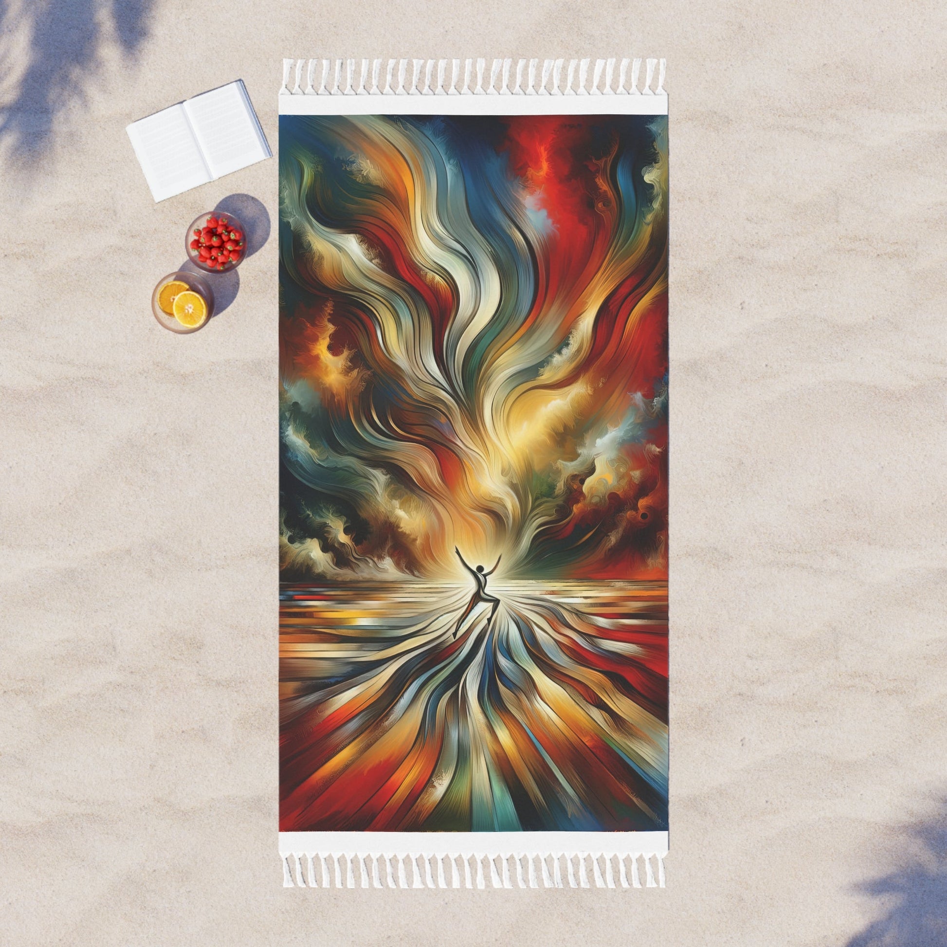 Symphonic Interconnectedness Shift Boho Beach Cloth - ATUH.ART