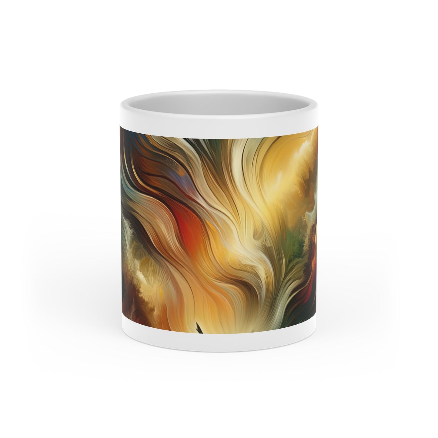 Symphonic Interconnectedness Shift Heart-Shaped Mug - ATUH.ART