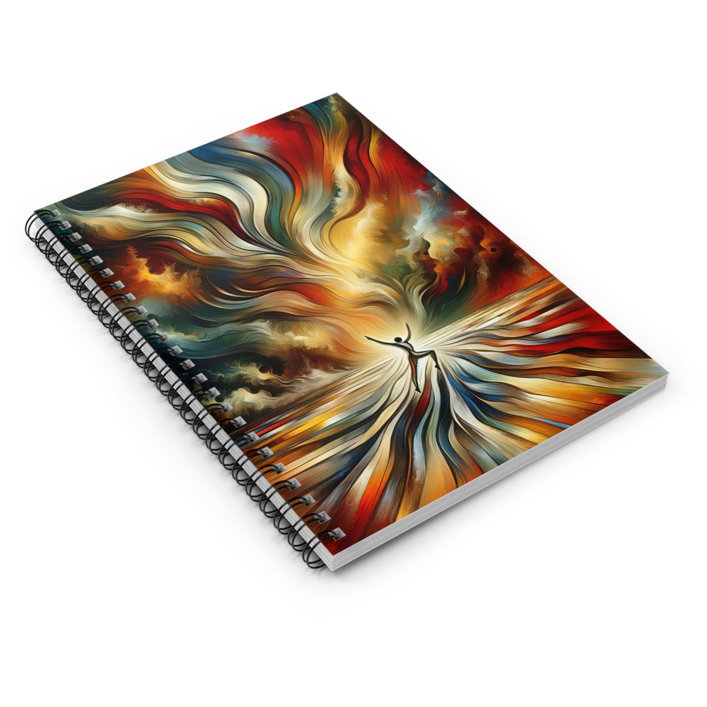 Symphonic Interconnectedness Shift Spiral Notebook - Ruled Line - ATUH.ART