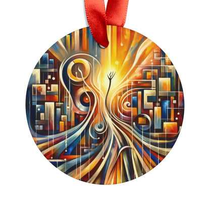 Symphonic Perspective Embarkation Acrylic Ornament with Ribbon - ATUH.ART