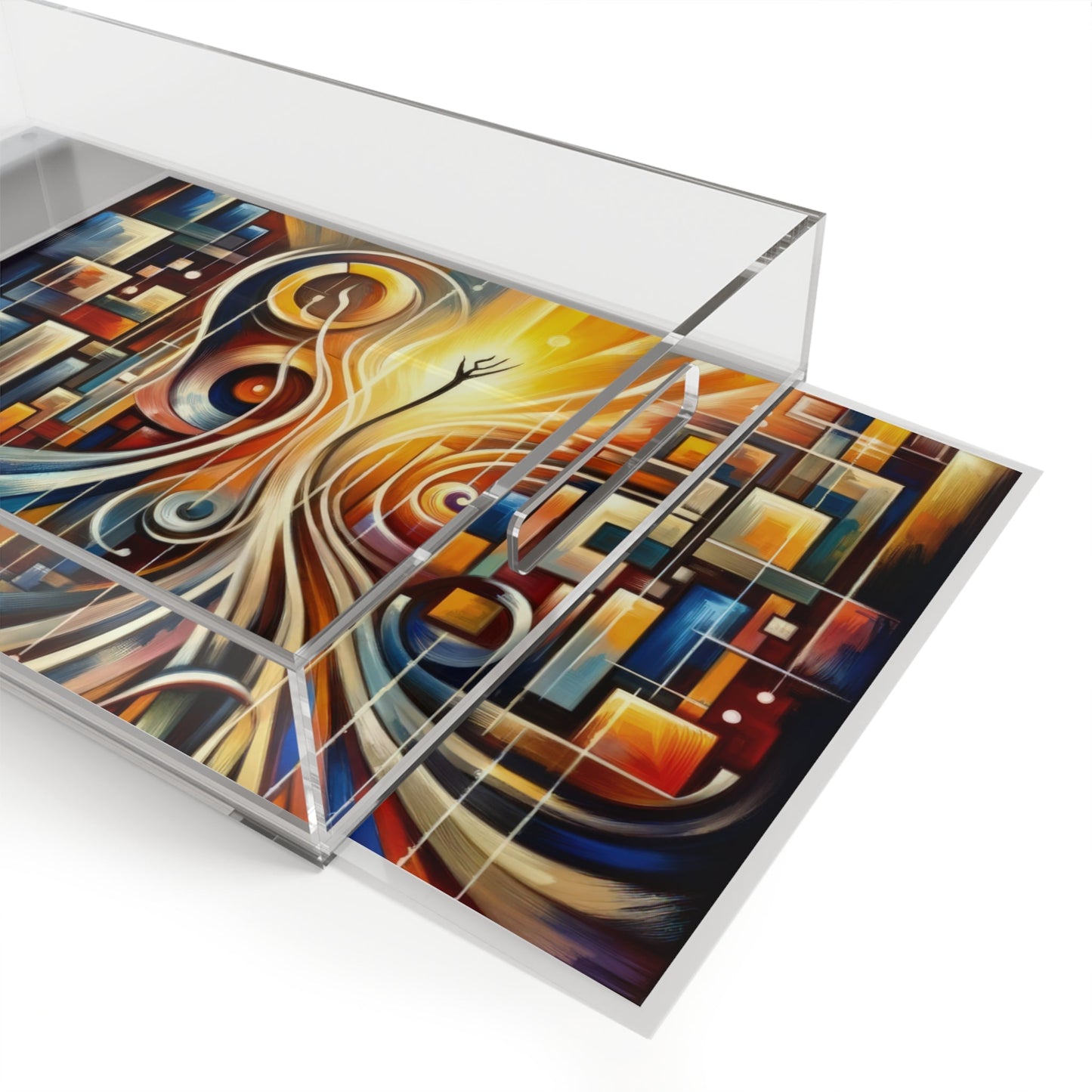 Symphonic Perspective Embarkation Acrylic Serving Tray - ATUH.ART