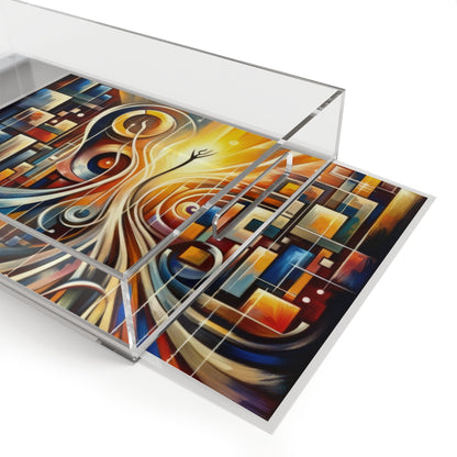 Symphonic Perspective Embarkation Acrylic Serving Tray - ATUH.ART