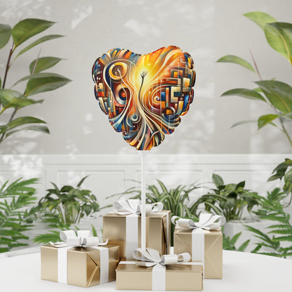 Symphonic Perspective Embarkation Balloon (Round and Heart-shaped), 11" - ATUH.ART