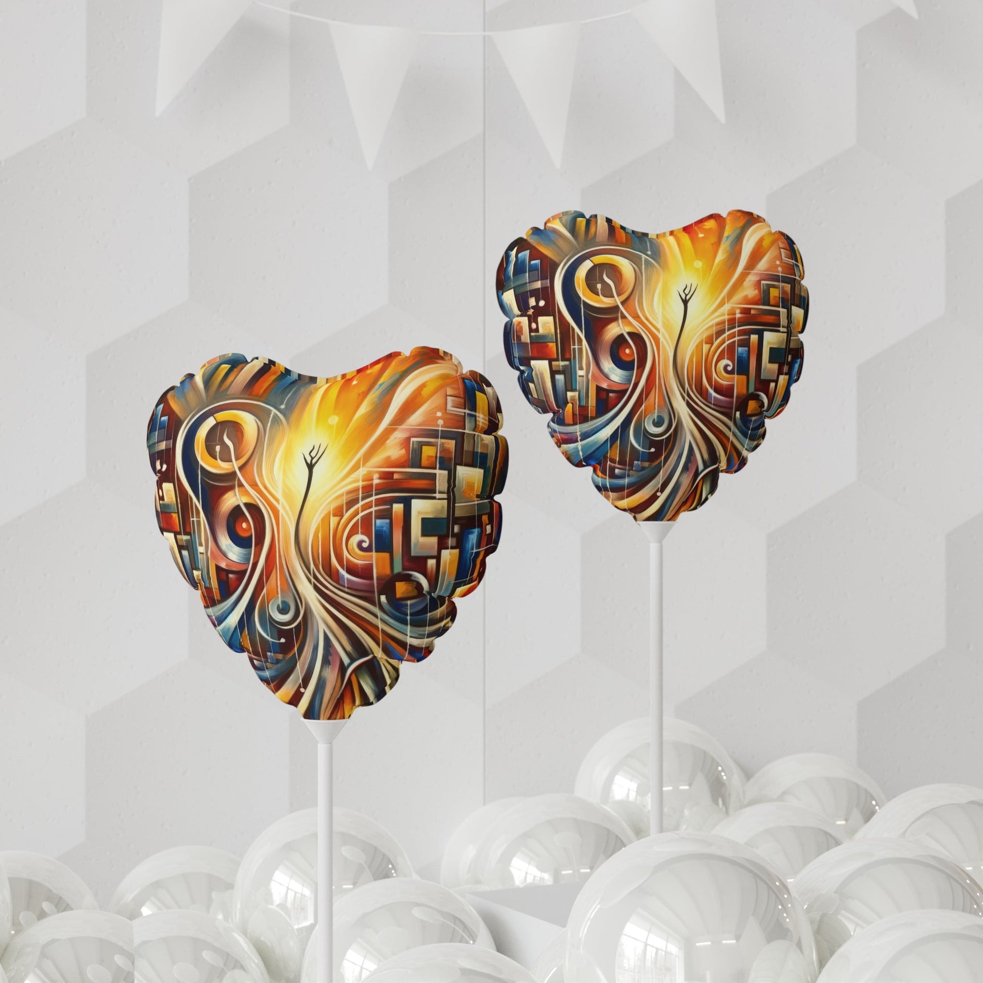Symphonic Perspective Embarkation Balloon (Round and Heart-shaped), 11" - ATUH.ART