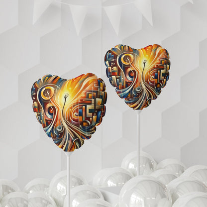 Symphonic Perspective Embarkation Balloon (Round and Heart-shaped), 11" - ATUH.ART