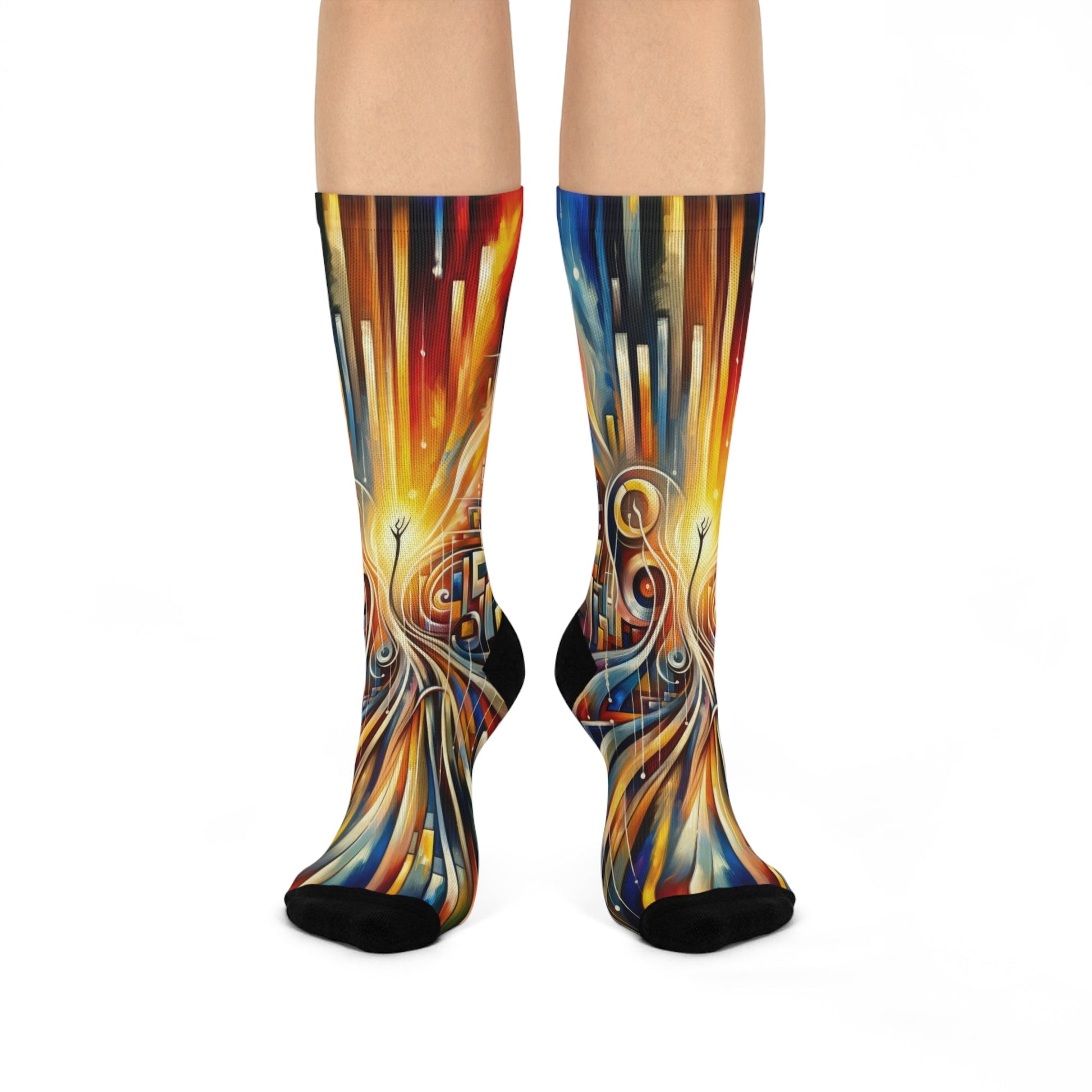 Symphonic Perspective Embarkation Cushioned Crew Socks - ATUH.ART