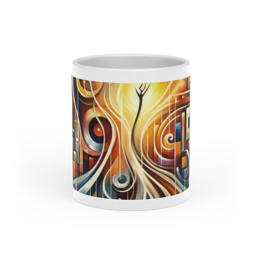 Symphonic Perspective Embarkation Heart-Shaped Mug - ATUH.ART