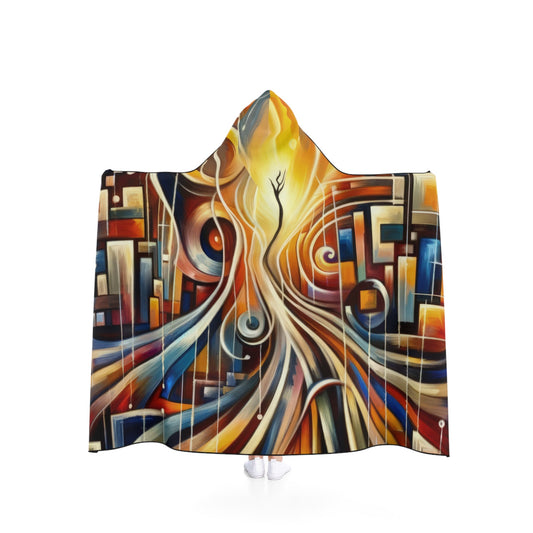 Symphonic Perspective Embarkation Hooded Blanket - ATUH.ART