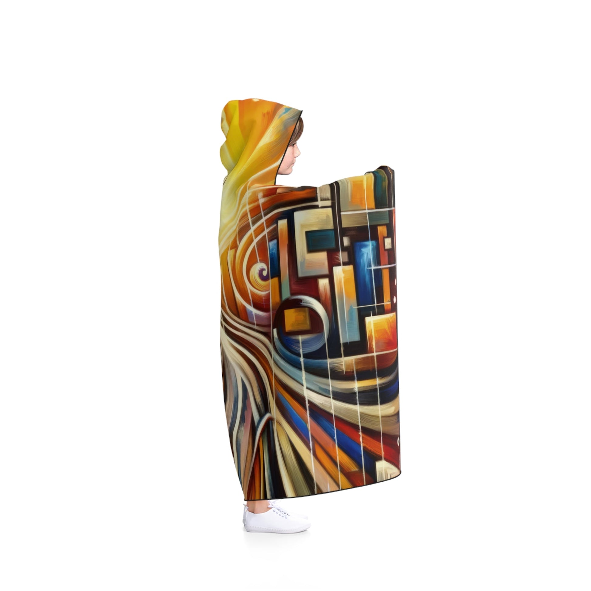 Symphonic Perspective Embarkation Hooded Blanket - ATUH.ART