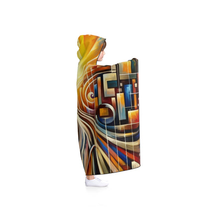 Symphonic Perspective Embarkation Hooded Blanket - ATUH.ART