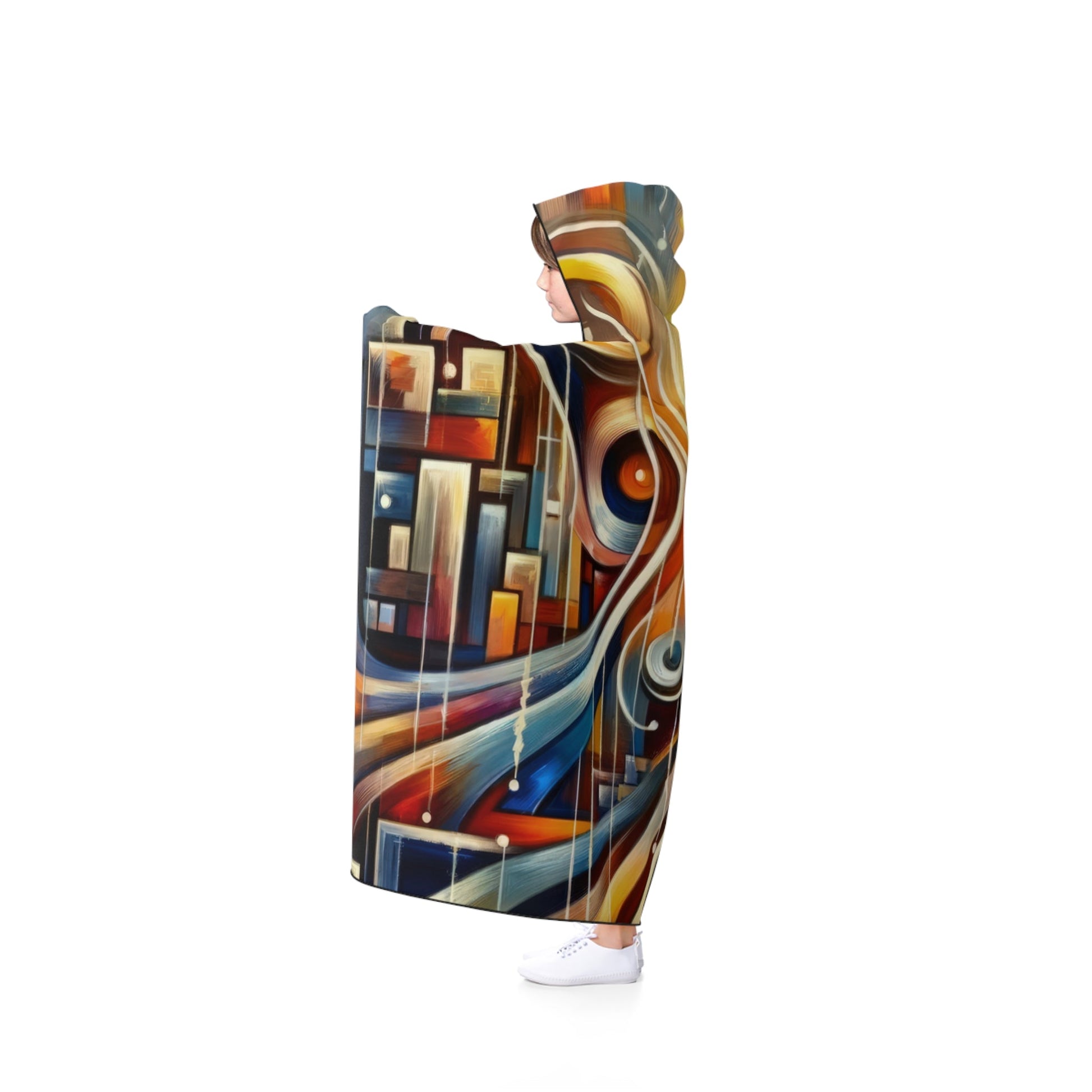 Symphonic Perspective Embarkation Hooded Blanket - ATUH.ART