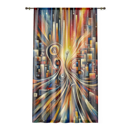 Symphonic Perspective Embarkation Window Curtain - ATUH.ART