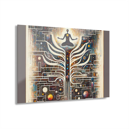 Syncing Silicon Spirituality Acrylic Prints (French Cleat Hanging) - ATUH.ART
