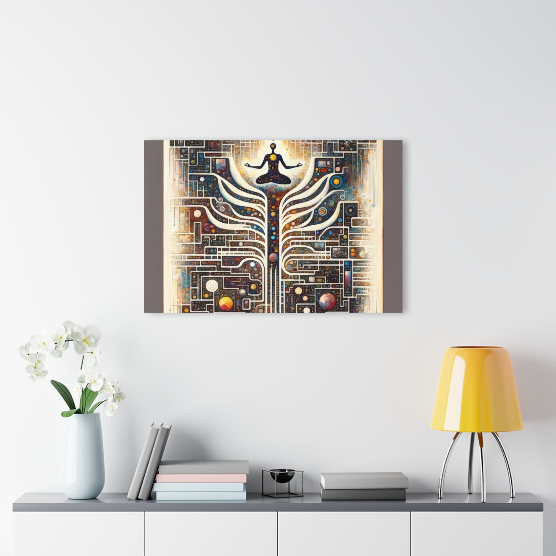 Syncing Silicon Spirituality Acrylic Prints (French Cleat Hanging) - ATUH.ART