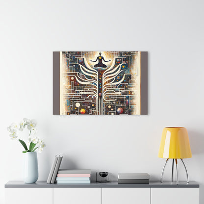 Syncing Silicon Spirituality Acrylic Prints (French Cleat Hanging) - ATUH.ART