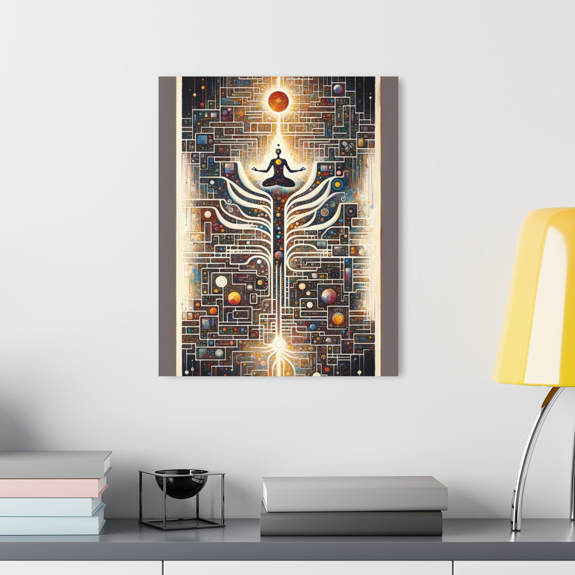 Syncing Silicon Spirituality Acrylic Prints (French Cleat Hanging) - ATUH.ART