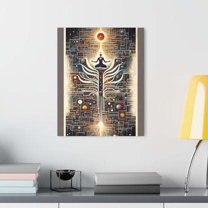 Syncing Silicon Spirituality Acrylic Prints (French Cleat Hanging) - ATUH.ART