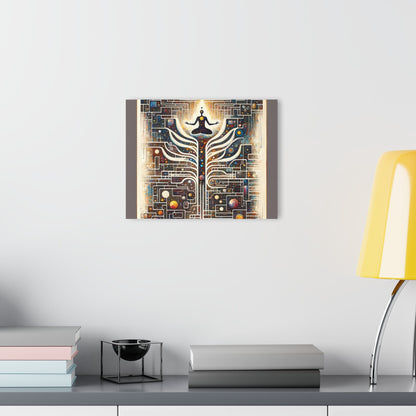 Syncing Silicon Spirituality Acrylic Prints (French Cleat Hanging) - ATUH.ART