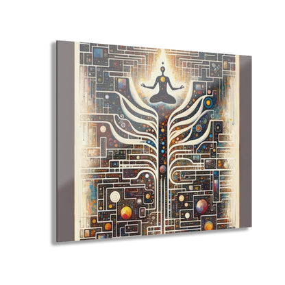 Syncing Silicon Spirituality Acrylic Prints (French Cleat Hanging) - ATUH.ART
