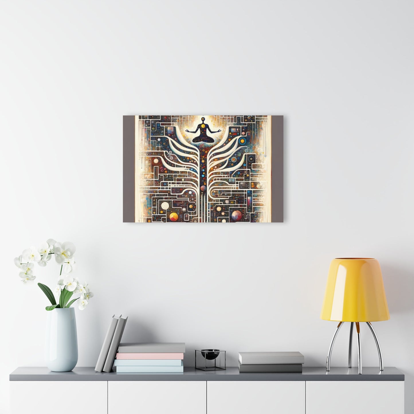 Syncing Silicon Spirituality Acrylic Prints (French Cleat Hanging) - ATUH.ART