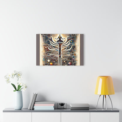 Syncing Silicon Spirituality Acrylic Prints (French Cleat Hanging) - ATUH.ART