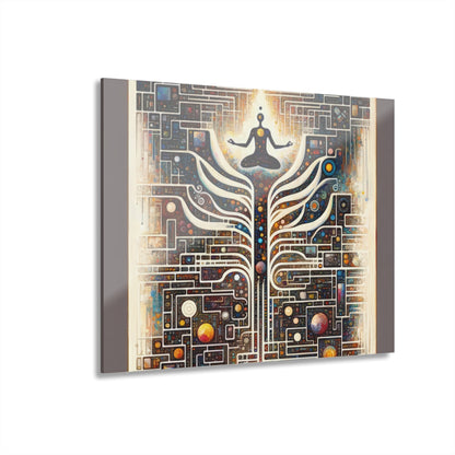 Syncing Silicon Spirituality Acrylic Prints (French Cleat Hanging) - ATUH.ART