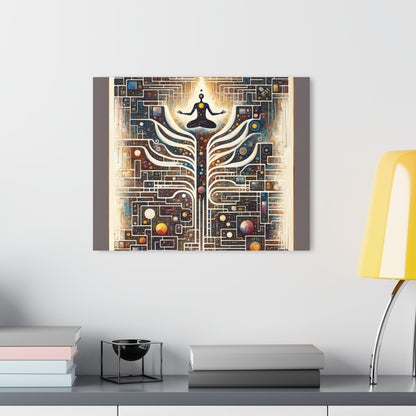 Syncing Silicon Spirituality Acrylic Prints (French Cleat Hanging) - ATUH.ART