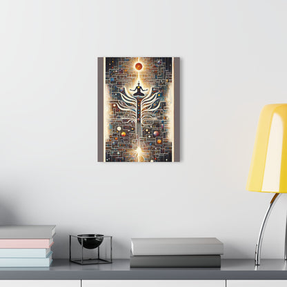 Syncing Silicon Spirituality Acrylic Prints (French Cleat Hanging) - ATUH.ART